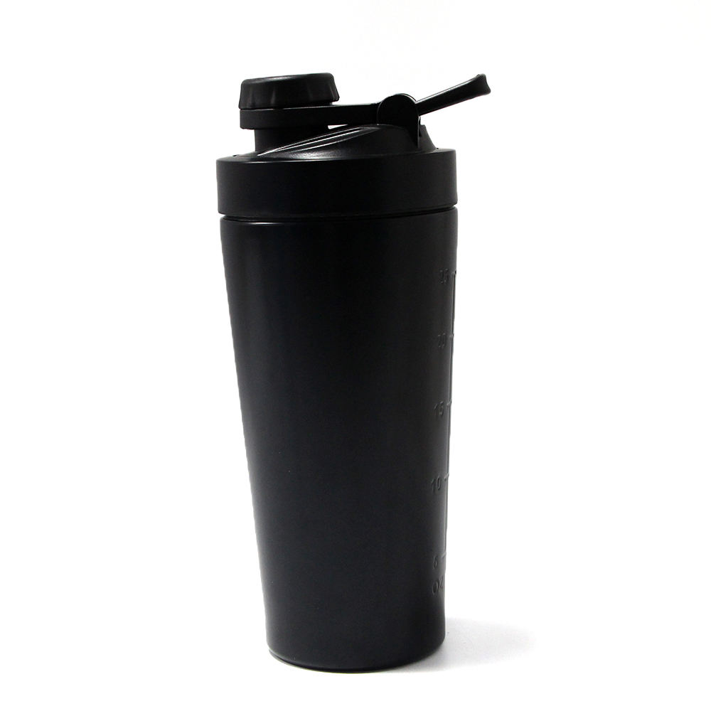 750ml Stainless Steel Sports Drinking Water Bottle Gym Fitness Protein Powder Mixing Insulation Shakers Bottle