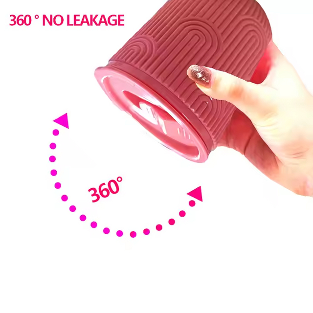 New Style Leak Proof Mini Plastic Double Walled Cup with a One Key Switch for Direct Drinking