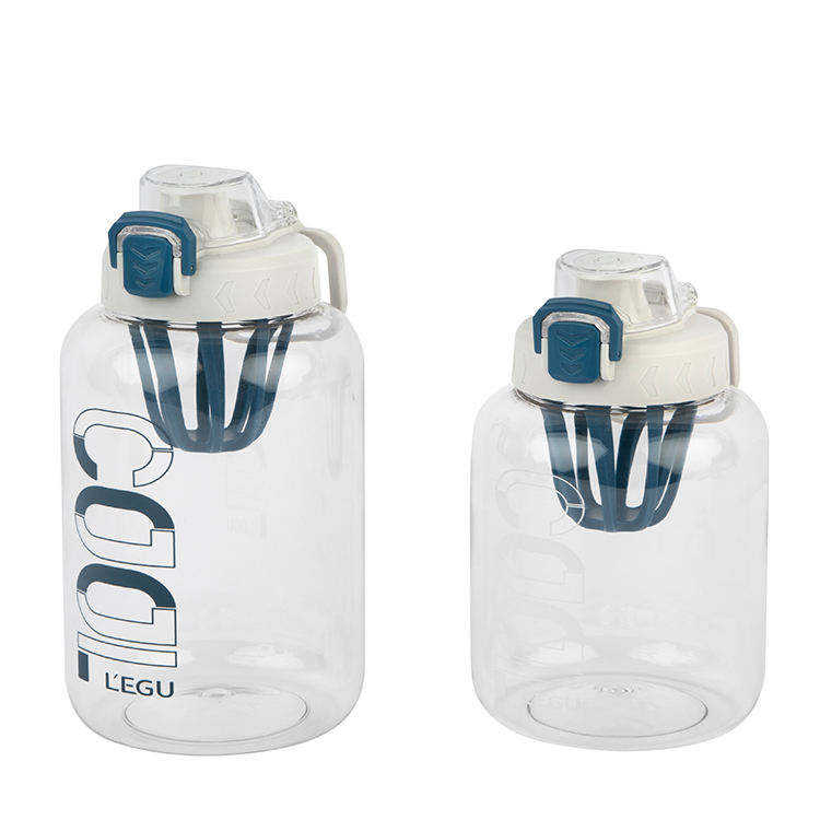 Large Capacity Gym Fruit Plastic Water Bottle Camping Custom logo
