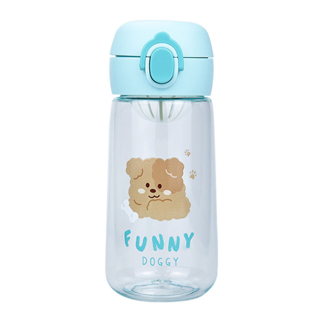 Custom Logo Free Sample Gift Cheap Elegant Promotional Gourd Plastic Water Bottle With Lid for Children