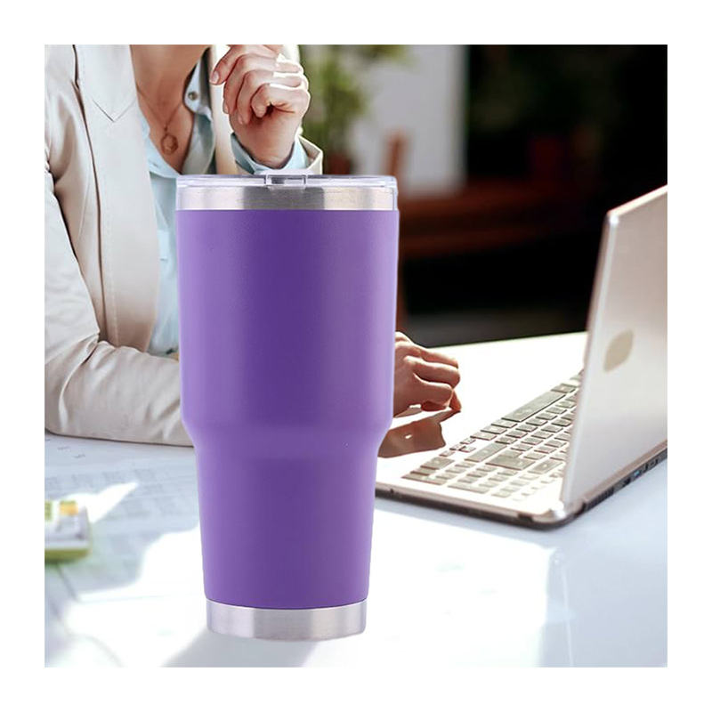 30oz Stainless Steel 304 Double Wall Vacuum Insulated Thermal Tumbler Coffee Travel Mugs Keep Cold With Lid