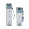 BPA Free 630ml Simple Style square Plastic Water Bottle with Carrying Cord