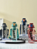 700ML 2024 New Side-leak Resistant High Temperature Portable Neck Hanging Plastic Water Bottle With Scale
