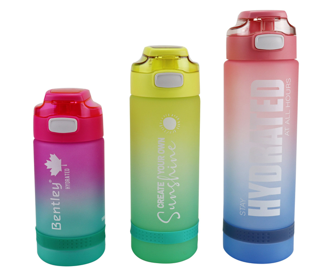 1L Direct Drinking Plastic Water Bottle Leak Proof Gym Water Bottle BPA Free with a Wide Carrying Handle