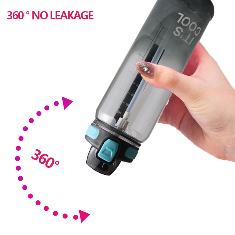 Custom Color and logo High Aesthetic Outdoor Fitness Portable 1L Large Capacity Water Bottle