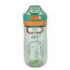 500Ml 700Ml Cartoon Cute Heat Resistant Portable Student School Clear Plastic Water Bottle With Straw and Handle