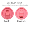 New Design Plastic Double Wall Wine Plastic Tumbler Mini Cup With Lid BPA Free