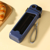 Kids Cute 350ml Small Capacity Portable Plastic Water Bottle with Measurement Scales Food Grade Silicone Suction Nozzle