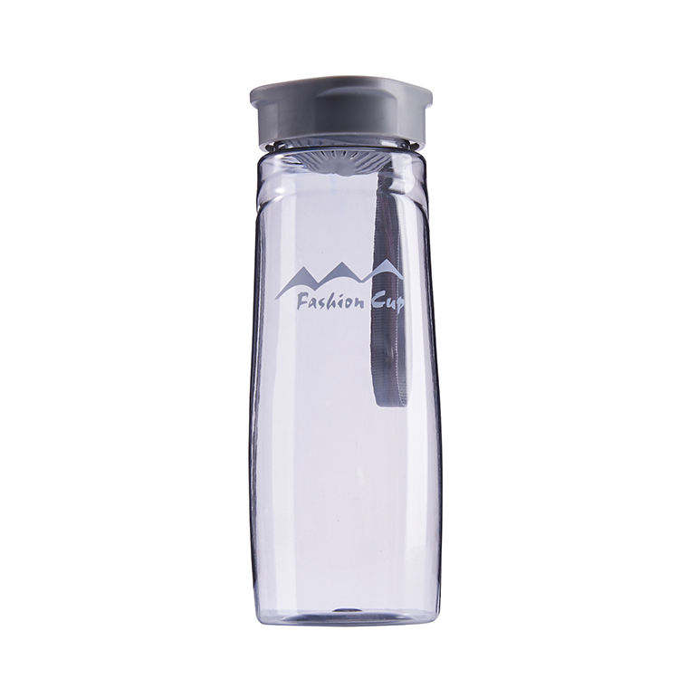 Custom Transparent Sports Gym Drink Water Bottle with Filter Drinking Bottles with Handle