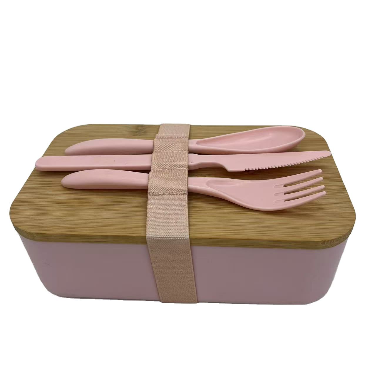 1000ML Lunch Box With Bamboo Lid Kid School Adult Office RPET Lunch Bento Box