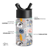 12oz 350Ml 350 Ml Cartoon Cute Plastic Water Bottle for Boys Girls Children Child Kid School