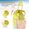 Bouteille Eau Sport Botellas Para Agua Personalizadas Plastic 2200Ml Sports Plastic Water Bottle With Handle Bottles