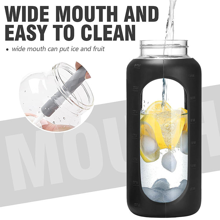 Bouteille Deau Sport En Plastique Fliptop 2 Litre Customizable Plastic Bpa Free Water Bottle With Straw