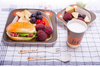 Eco- Friendly Custom Animal Kitchen Tableware Bamboo Fiber Dinner Sets for Kids