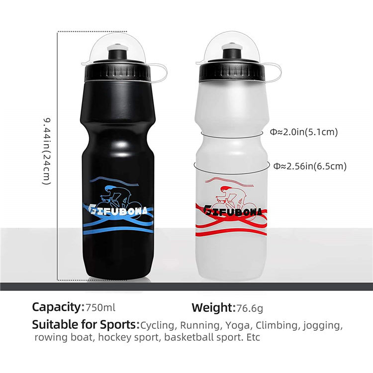 Suitable Squeeze Water Bottle for Bicycle Cycling Sports