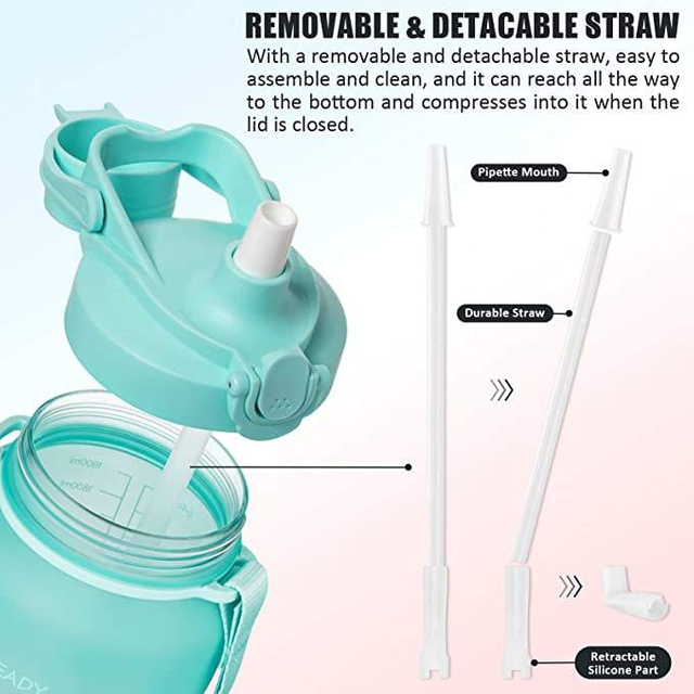 128oz New Design High Quality Export Oriented Plastic Sports Bidon Plastic Water Bottles From Indonesia