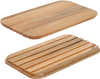 RPET Recycle Plastic Bread Box with Bamboo Cutting Board Lid Bread Storage Container for Kitchen Counter