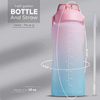 Garrafa Agua Botellas De 2 Litros 2L Logo Custom Eco Friendly Bottles Wholesale Water Bottle With Straw