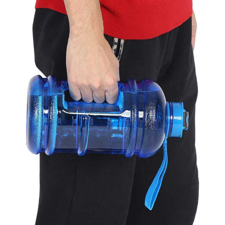 Garrafas Com Lembrete De Beber Agua 2.2 Litre 2.2L Gym Work Out Sports Water Bottle