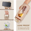 Eco-Friendly 64oz Half Gallon Water Bottle Gym Fitness Sports Motivational Time Marker Sports Camping Plastic Silicone Strap