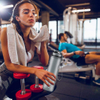 1000ML 32OZ BPA Multiple Color Convenient Portable Gym Drinking Water Plastic Bottle clear with Rope for Sports