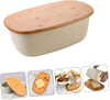 Big Capacity High Quality Durable Material with Strong Stability Elevated Design with Bamboo Lid Household Bread Box Food