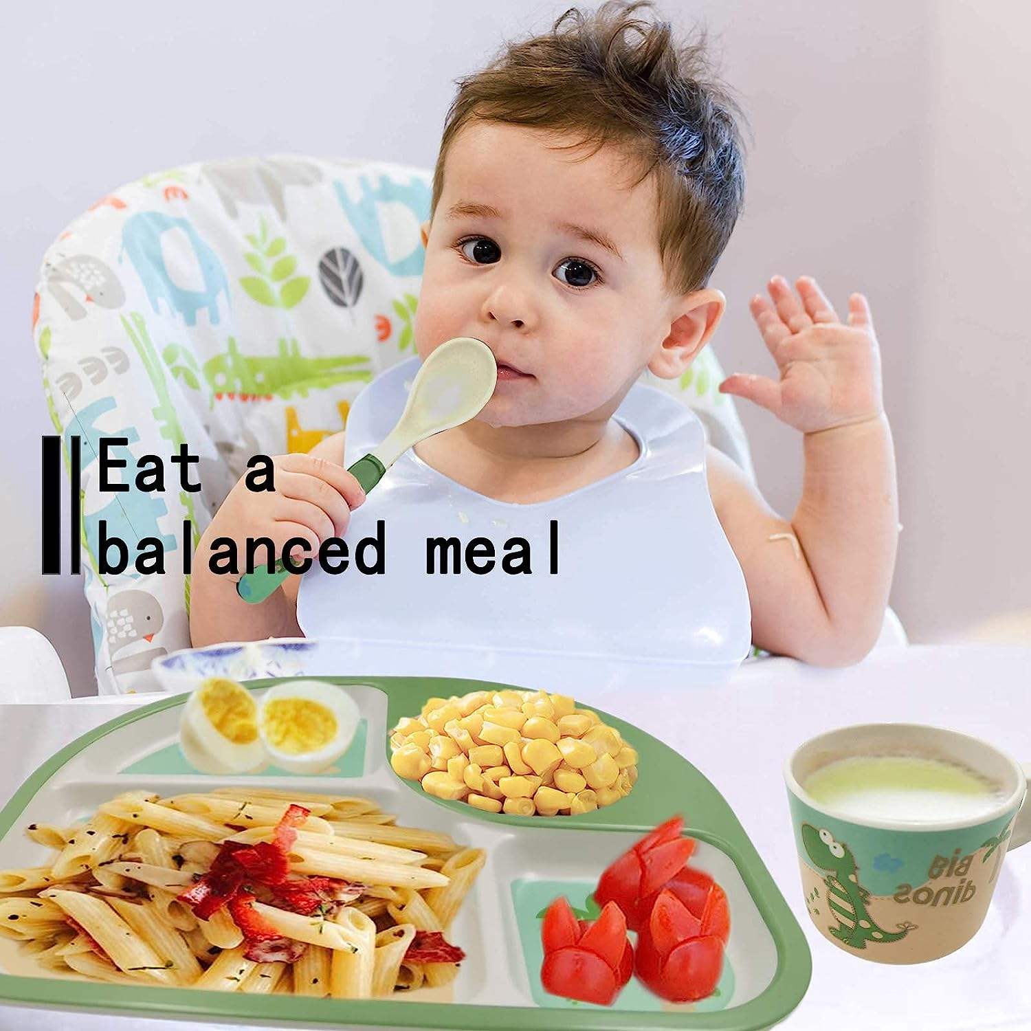 BPA FREE RPET MATERIAL PLASTIC Food Grade KIDS SETS Toddler Forks and Spoons Set