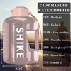 Garrafa De Agua Motivacional Botella Para Beber Small Outdoor Sports Big Plastic Water Bottle With Custom Logo