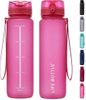 Frosted Straight Drinking Cup Portable Cup With Bounce Cover Outdoor Gym Sport Motivational rainbow Gradient Water Bottle