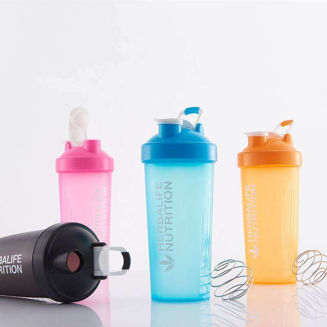 Wholesale 600Ml Plastic Gym Sports Protein Shaker Bottle