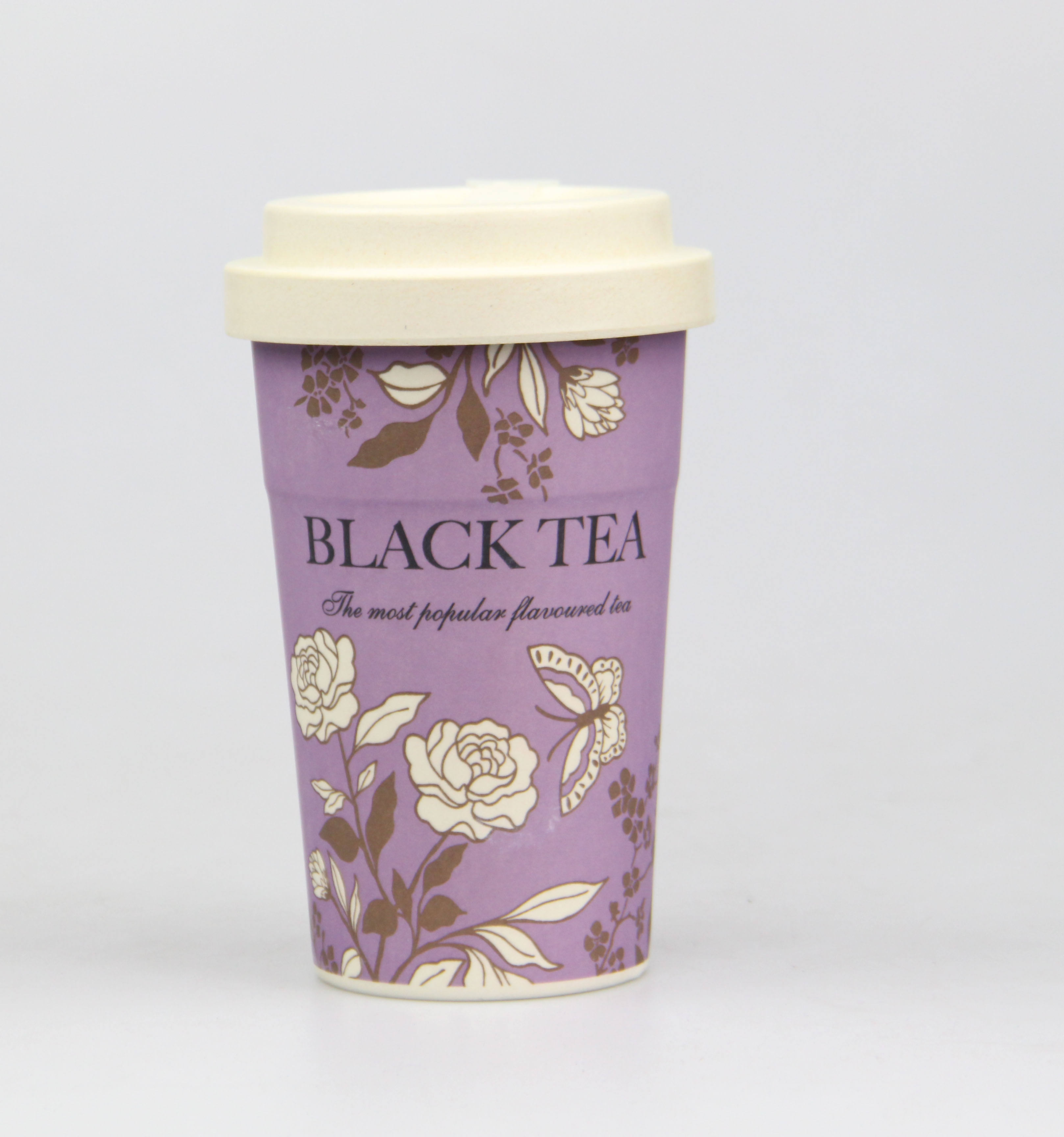 New Material RPP RPET PLA Bamboo Fiber 21oz Wholesale Custom Printed Reusable Bamboo Coffee Cup