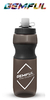 Bike Water Bottles with Holder - Cycling Mountain Squeeze Bottle - 2 Pack - 24oz Black