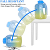 Garrafa De Agua Colorida Botellas De Agua Plastico Plastic Drink Bottle With Logo Half Gallon Motivational Gym Water Bottle