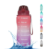 Garrafa De Agua 2 Litros Botellas De Agua 2Litros Leakproof 2 Liter Plastic Gym Fitness Water Bottle With Custom Logo