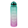 Wholesale Frosted Tritan Plastic Bottle 1 Liter 32 Oz Motivational Water Bottle With Time Marker