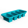 Silicone Collapsible Food Storage Containers with Lids BPA Free for Kitchen Folding Pantry Silicone Freezer Tray