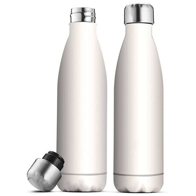 Wholesale BPA Free Sports Water Bottle Double Wall Custom Logo Drink Stainless Steel 500ml Cola Shaped Water Bottle