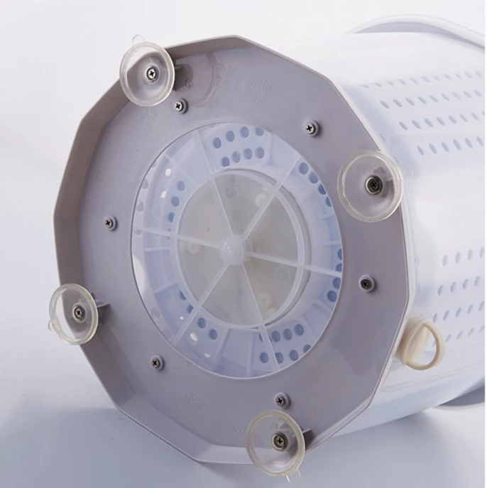 Portable Hand Cranked Manual Clothes Non-Electric Washing Machine and Spin Dryer