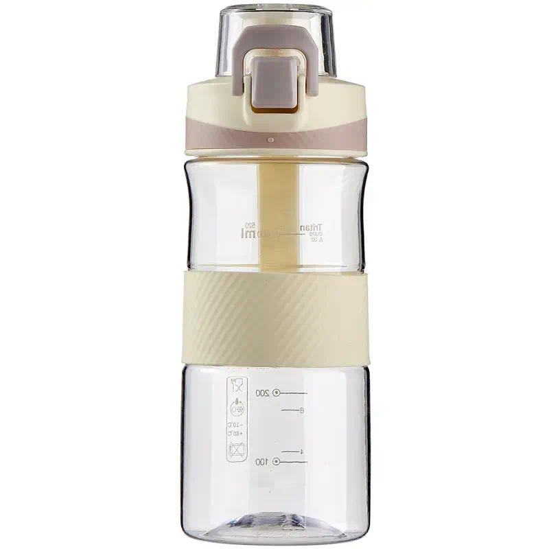Botellas De Agua Reutilizables Bpa Free Drink Water Eco Drinking Bottle With Straw Lid and Flip Bottles