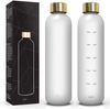 100% BPA Free Leakproof Tritan Time Marker Sport Frosted Custom Logo Plastic Water Bottle