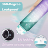 Good Quality Wholesale Portable 1000ml Large Capacity 32oz Gradient Paint Plastic Water Bottle