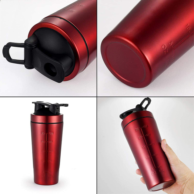 Wholesale Stainless Steel Shaker Bottle Gym Insulated Leakproof Shaker a Proteines Custom Protein Shaker Bottles