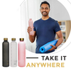 1000ML Hot Sell Drinking Bottle BPA Free Frosted Motivational Matte Tritan Plastic Sports Water Bottle With Time Marker