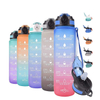 Botellas De Agua a Granel Outdoor Sport Motivational Workout Bpa Water Bottle With Time Marker