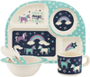 Hot Sales Children's Divided Plates Portion 4 Compartment Diet Plate with Cup Bowl Spoon and Fork