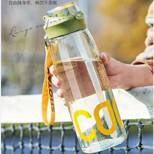 2024 New Customisable 1Liter 1L 1000 Ml Drink Bottle Sports Plastic Tritan Water Bottle With Straw