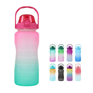 2023 New Design Bottiglia Motivazionale 64Oz 64 Oz Custom Personalised Motivational Sport Water Bottle With Time Marker