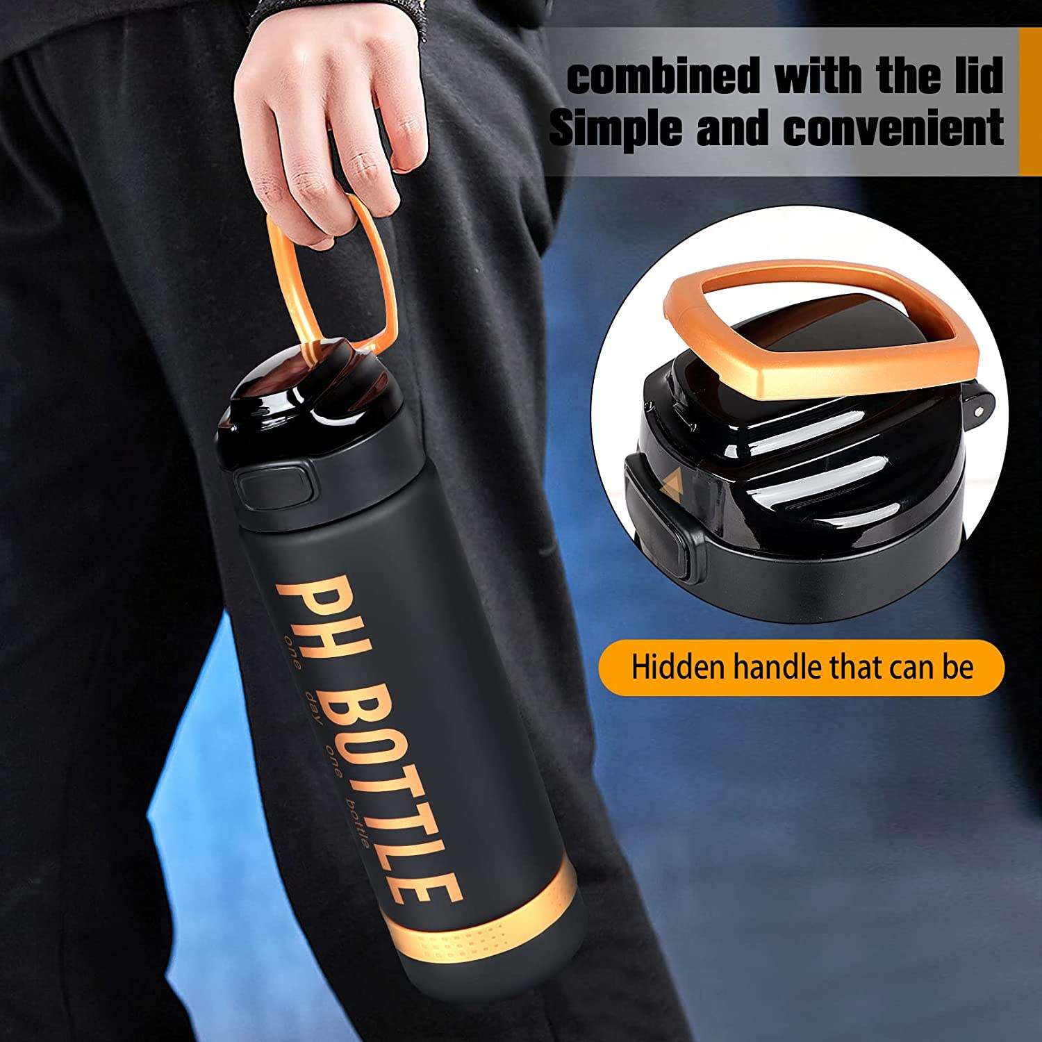 Hot Sale Reusable 32 OZ Drinking Bottle Motivational Plastic 1 Litre Leak-proof Water Bottles With Times to Drink