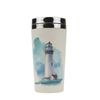 2019 New Reusable Bamboo Fiber Coffee Mug Stainless Steel Travel Coffee Cup