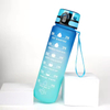 32oz Gym Fitness Leakproof Gradient Drinking Sports Bottles Water Bottle With Time Marker
